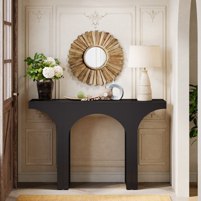 Modern Console Table, 47-Inch Arched Console Table for Entryway