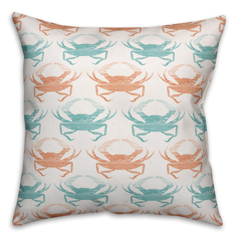 Coussin extérieur Summer Fun Crab