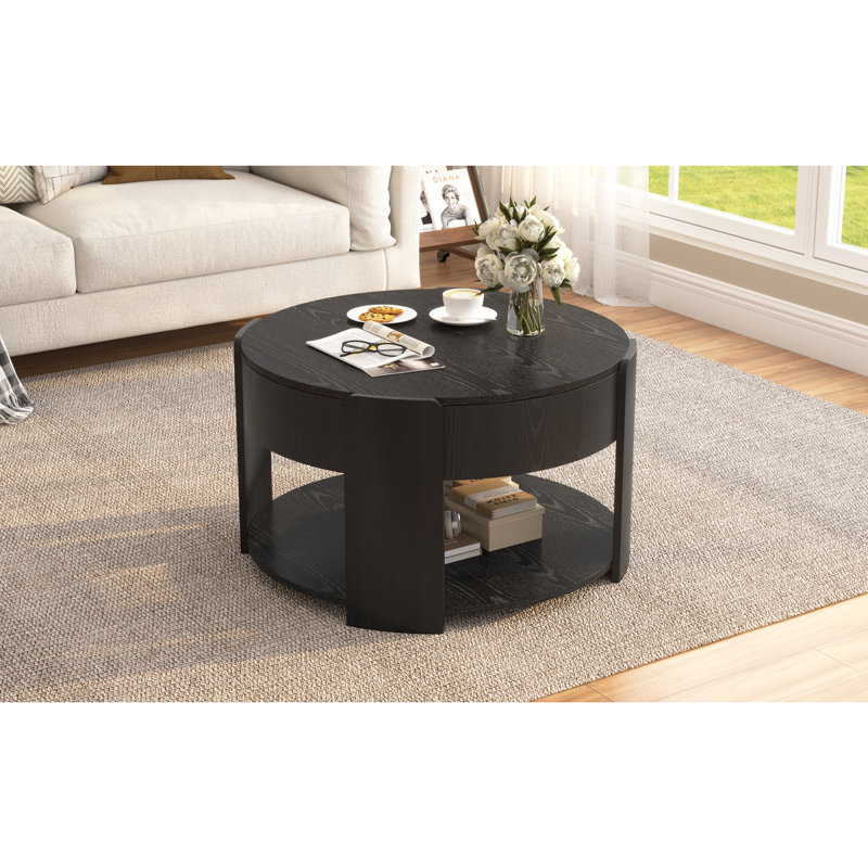 Table basse VIBE HAUS Farmhouse, Noir