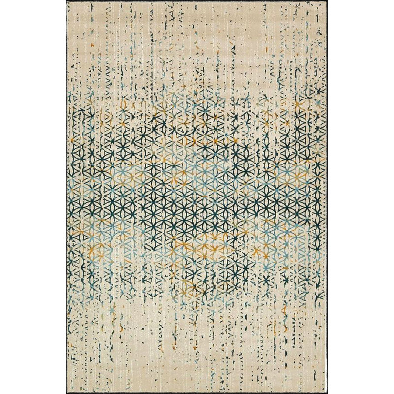 Tapis décoratif lavable Star, Tapis de couloir 2 pi 6 po x 6 pi 7 po inclus