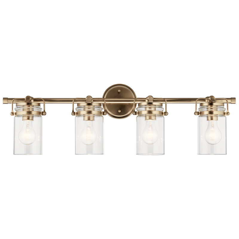 Éclairage pour salle de bain 4 lumières Winder, Champagne champagne