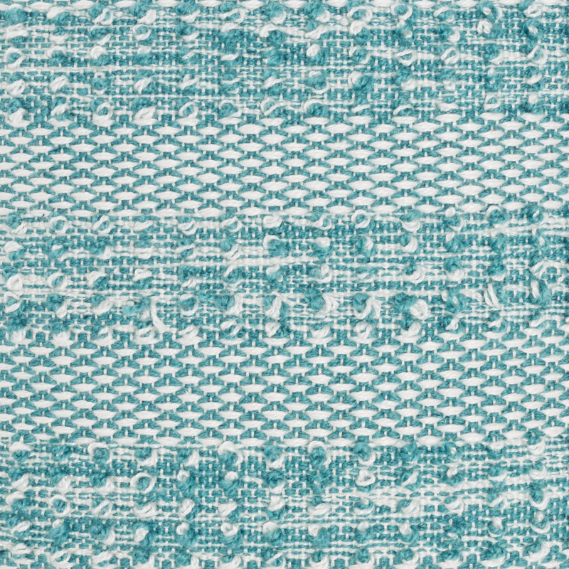 Square Cotton Pillow Cover & Insert, Turquoise Blue