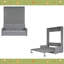 Grand lit escamotable mural avec coussin-51651925