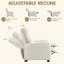 Fauteuil inclinable manuel moderne et doux au toucher, recouvert de tissu velours côtelé-1903143837