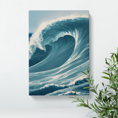Wave Of The Ocean No.2 - Wrapped Canvas