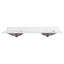 72"X 22" Bathroom Stone Vanity Top Engineered Colour With Undermount Ceramic Sink And 3 Faucet Hole With Backsplash