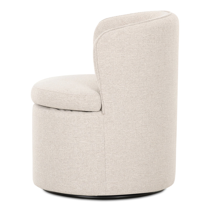 Dane Swivel Dining Chair Oatmeal, Light Beige