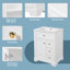 Meuble-lavabo de salle de bain avec support de rangement à 2 niveaux-540097672
