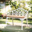 Mobilier d'extérieur en aluminium coulé avec banc de jardin Tulip-634163746