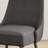 Milin Modern Dining Chairs Set of 2, Iron Legs & Curved Backrest-332688528-332688494