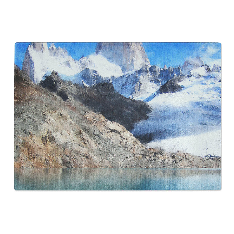 Glacier in Argentina Chopping Board, 0.4cm H x 28.5cm W x 39cm L