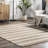 Stockton Springs Striped Handmade Flatweave Beige Area Rug-1959447426