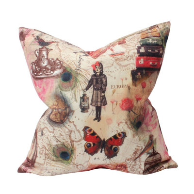 Floral Throw Pillow