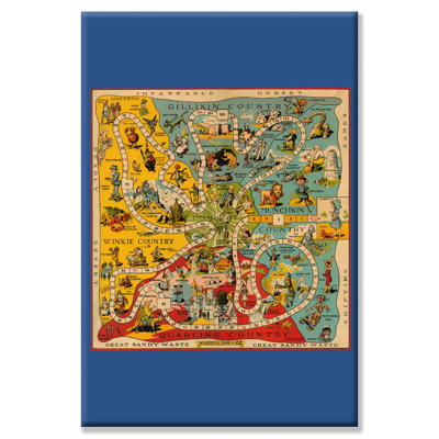 Wonderful Game of Oz - Board Graphic Art on Wrapped Canvas