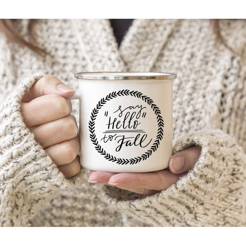 Grande tasse de camping hello à automne Hailee