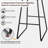 Bar Stools of 2/3/4, 26/30 Inch Counter Height Barstools with Back Faux Leather Bar Height Stools for Kitchen Island Counter-1812814387-1812814385-1812814378