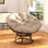 Chaise de patio avec coussins Papasan