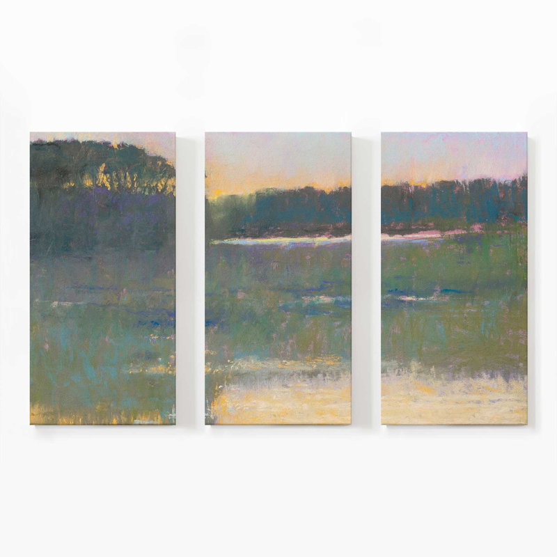 Mystères de la basse-cour | Impression sur toile 3 panneaux, H 36 po x l 54 po