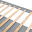 Lit plateforme simple en bois massif avec 6 tiroirs