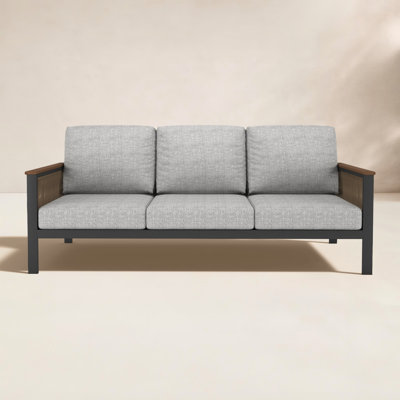 Townsend 80'' Wide Outdoor Patio Sofa with Sunbrella® Cushions