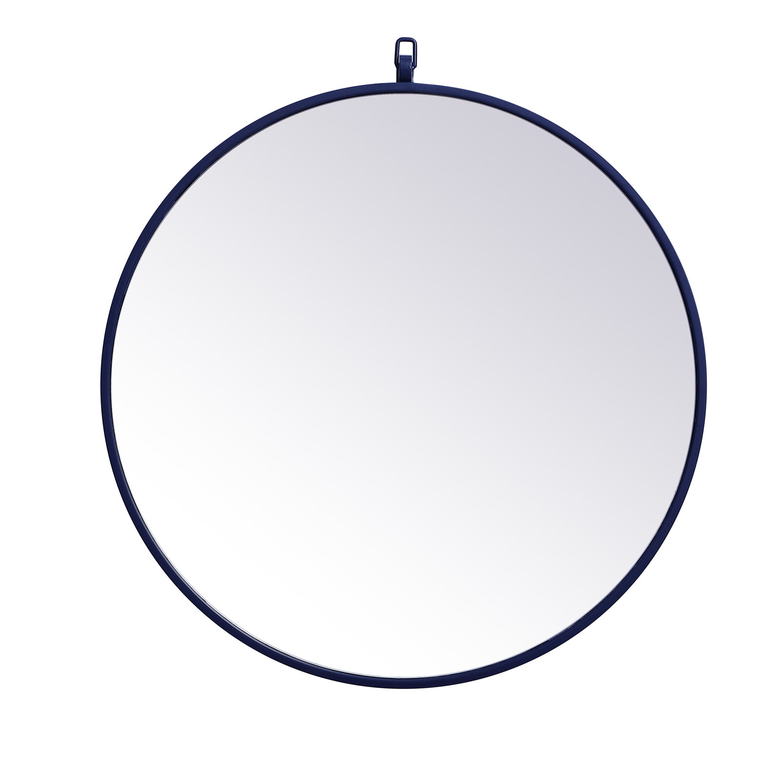 Cassie Accent Mirror, 39" x 39", Blue