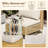 Keaghan 6 - Person Outdoor Seating Group with Cushions，Outdoor Conversation Set-571257605