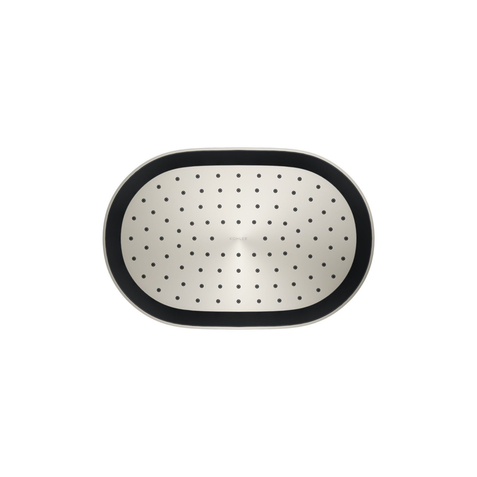 Statement 2.5 GPM Round 12 in. Rainhead with Katalyst Air-Induction Technology, Vibrant Polished Nickel, 2.5 GPM, Round