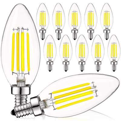 5 W (équivalent à 40 W), DEL B11, ampoule à intensité variable, culot E12 / candélabre