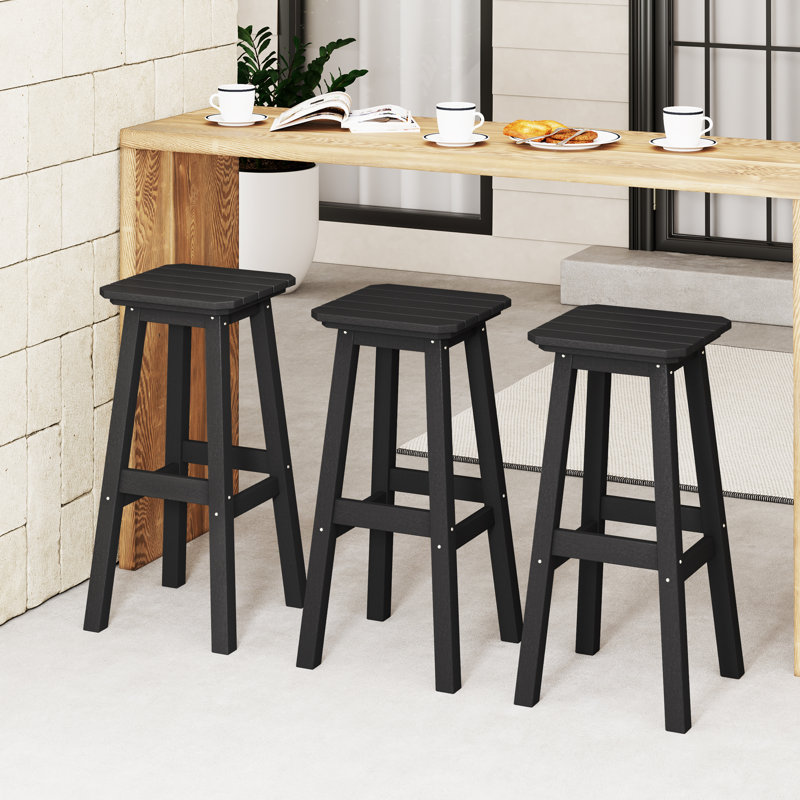 Tabouret de bar 29 po Laguna, Noir