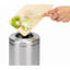 Matt Steel Table Bin with Metal Ring