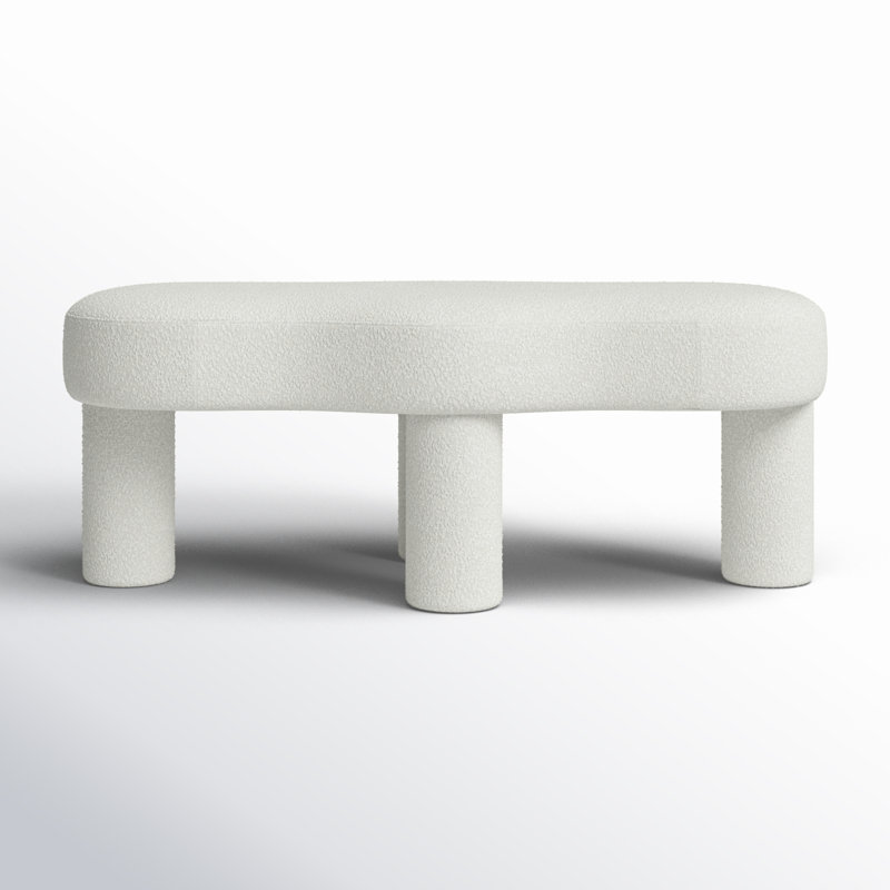 Leigha Boucle Upholstered Bench