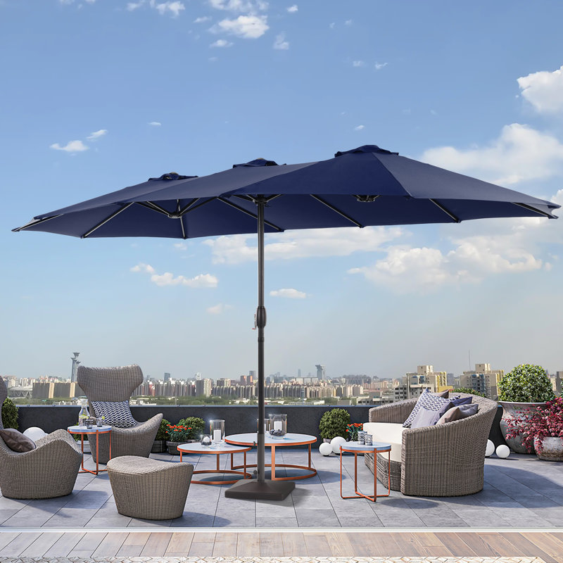Parasol de marché 180,1 po Saidy, Bleu marine