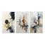 "Fusion monochromatique", 3 pièces sur toile-1707439608-1707439615