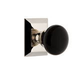 Grandeur Concealed Screw Mechanism Mushroom Knob with Square Rosette