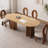 Simple Oval Solid Wood Dining Table Sets-106445974