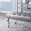 Banc rembourré en tissu capitonné Decor Maxem