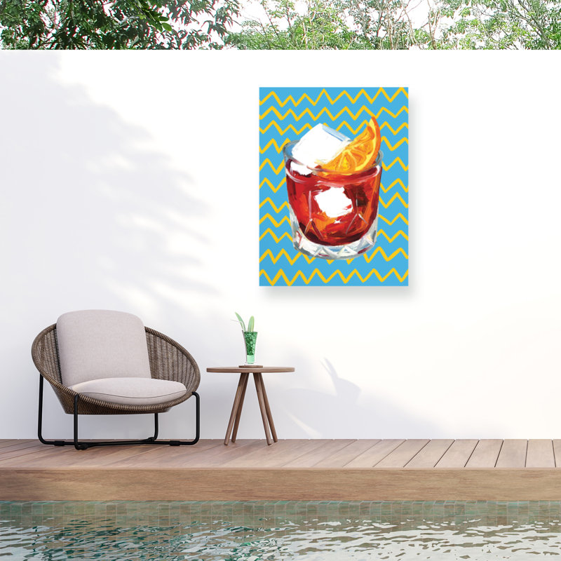 «Ologia bolologia »sur impression sur toile, H 19 po x l 14 po
