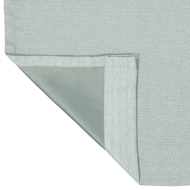 Eclipse Wyckoff Blackout Thermaweave, Grommet Window Curtain Panel Pair, Spa, 52" x 84"