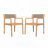 Outdoor Patio Acacia Wood Club Chair-714159666