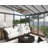 Palram - Canopia SanRemo 10' W x 18' D Acrylic Aluminum Enclosed Patio Gazebo with Polycarbonate Roof Panel All-Season Outdoor Room with Screen Doors in Gray/Diffused Clear-98457852