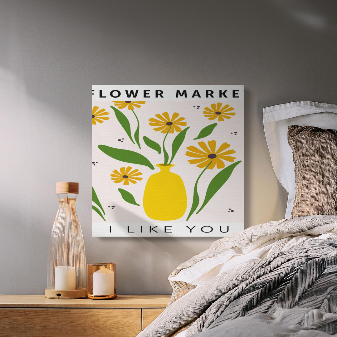 Elegant Floral Botanical Canvas Wall Art