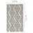 Fresno Modern Black White Striped Area Rug-102210978