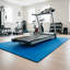 Caoutchouc-tapis «TFS-124 Treadmill Mats» en caoutchouc - brun clair 5 mm x 4 pi x 7 pi-121255167