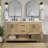 Kyonia 60'' Double Bathroom Vanity Set with Sink-2003420391