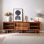 Meuble télé simple en bois massif
