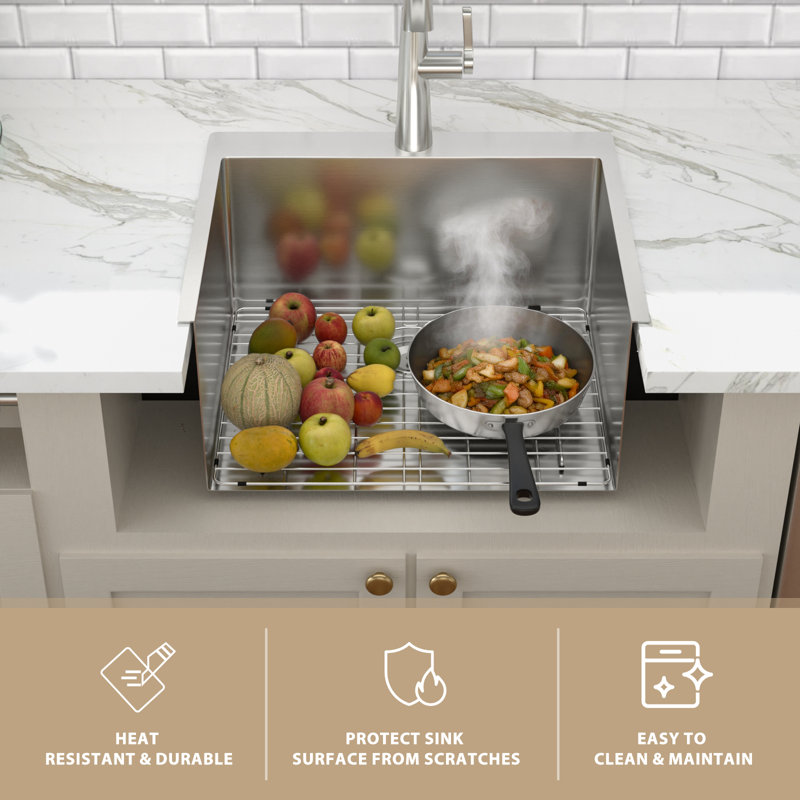 23'' X 18'' Stainless Steel Sink Grid