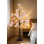 Arbre de fleurs de cerisier artificiel 6 pi avec 96 lumières féeriques à DEL blanc chaud, arbre illuminé pour la maison