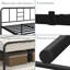 Metal-Framed Bed with High Headboard-988561490-1024030405