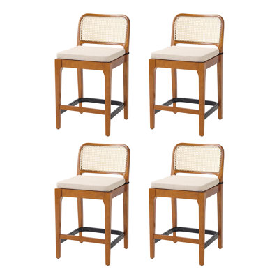 Ensemble de 4 tabourets de comptoir Calheme