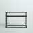 Nellie 42 " W Glass Top Console Table